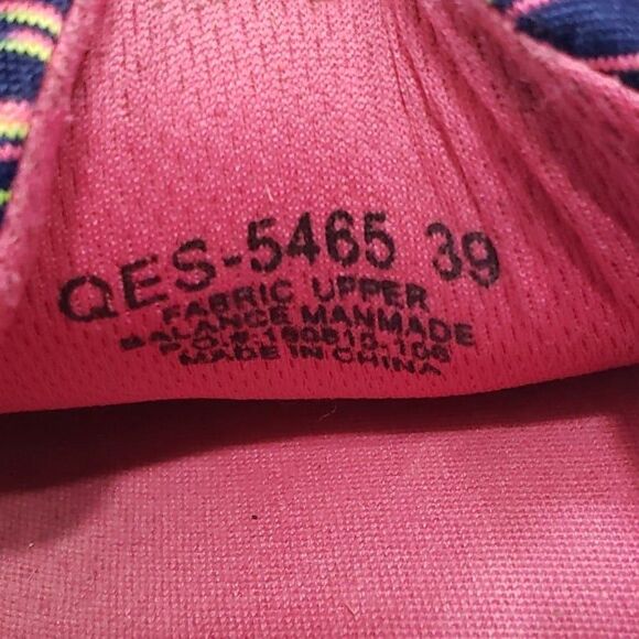 Alegria Traq Womans Blue and Pink Sneakers, Size 39 - Picture 5 of 11